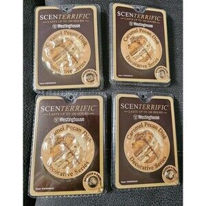 Scenterrific Carmel Pecan Disk 4 Packs Decorative Series up to 100 Hours Westing